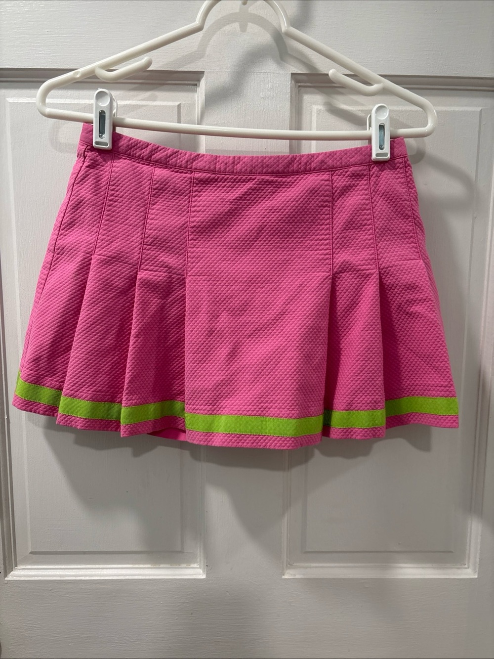 Lilly Pulitzer Women’s Maureen Skirt Size 2 Pink/Green Tennis Prep Y2K Pleated